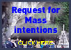 request a mass for you or your family, friends
